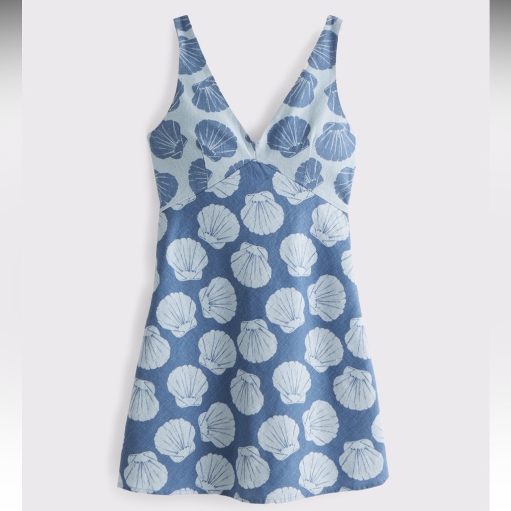 Abercrombie & Fitch Linen Blend mini dress